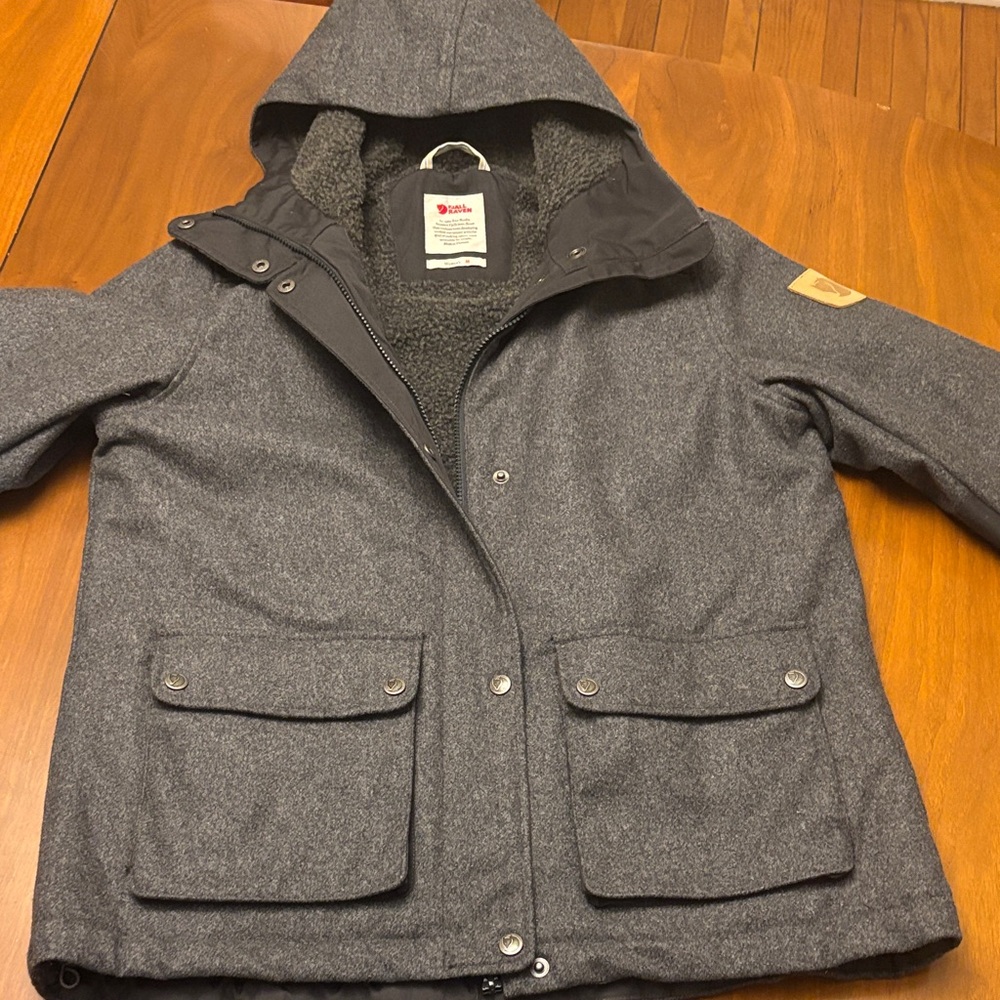 Fjallraven Gray Hooded Jacket